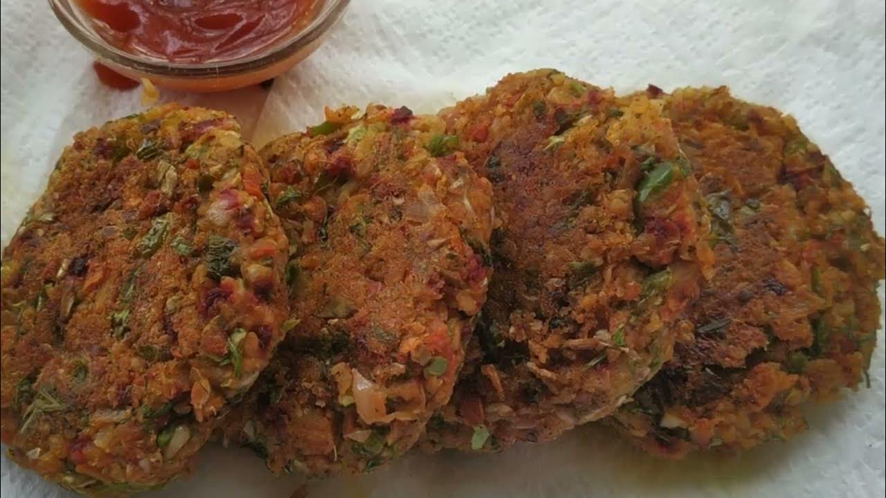 Instant Oats vegetables Cutlet Oats Recipe for breakfast Less oil