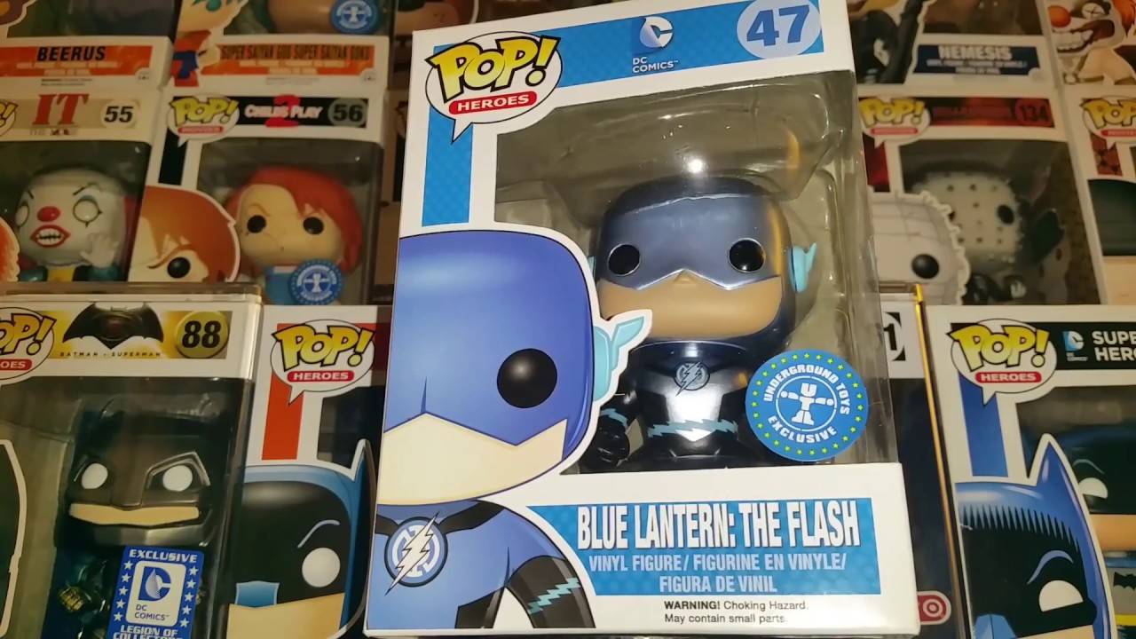 blue lantern flash funko pop