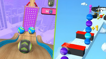 Going Balls Gameplay Vs Stack Rider iOS,Android Top free mobile game | Kids Games
