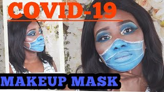 MAKEUP MASK [ MASQUE À BASE DE MAQUILLAGE ] #covid-19 #mask #masques