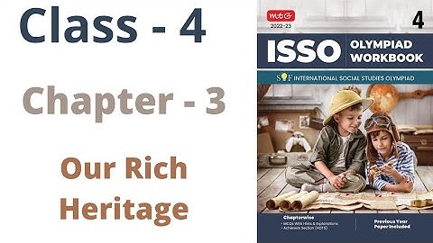 ISSO- Social Studies Olympiad Class - 4 | C - 3 | Our Rich Heritage | By- Sudhir Sir