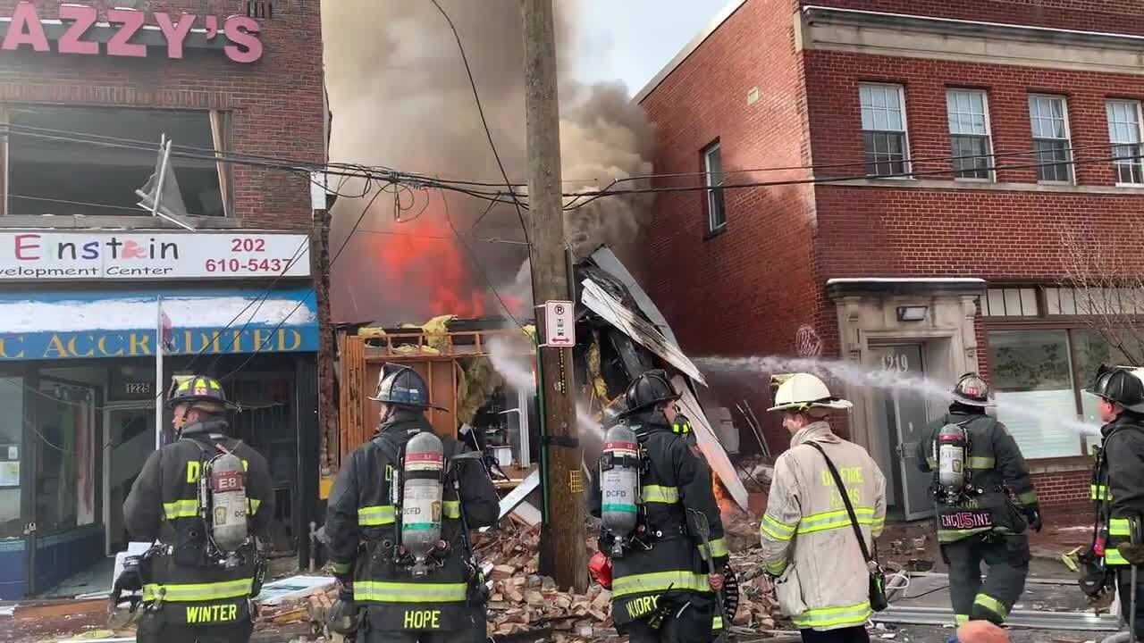 DC Gas Explosion and Building Collapse on Marion Barry Avenue SE YouTube