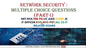 Network Security MCQs (Part-I) : Objective questions || Most Expected questions on network security