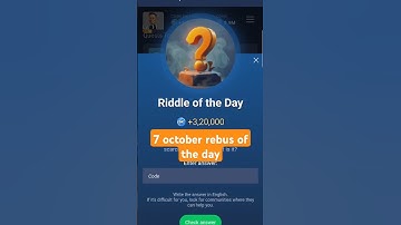 rebus of the day musk empire 6-7 october | x empire rebus of the day today 7 october | riddle today