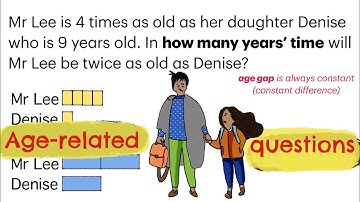 P5/6 Age-related word problems, Topic: Whole Numbers