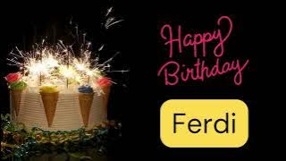 Happy birthday Ferdi