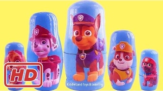 Nickelodeon Paw Patrol Nesting Dolls Matryoshka Dolls Stacking Cups Toy Surprises Frozen Disney Car