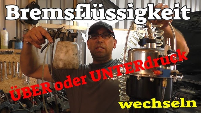 TECPO 300120 Bremsenentlüftungsgerät Bremsflüssigkeit 4L+ 1L - Tutorial 