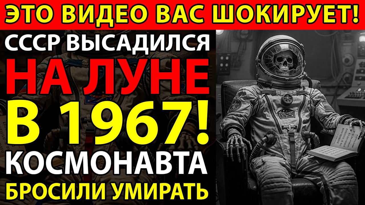 Лунный скелет в скафандре СССР! Кто прилетел на Луну раньше американцев и был там брошен