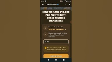 MemeFi Video Code | How To Make $10,000 per Monthwith THESE Niches #memefi#crypto#airdrop#code#video