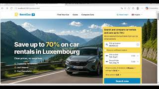 Create Professional website For Agency Rent Car and booking tours using PHP ..