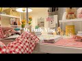 My daily vlog 📚🏠 Study with me, unbox ของพรีเกาหลี, wfh, กิน Kouen, ทำมาม่ากินเอง, Grammar go