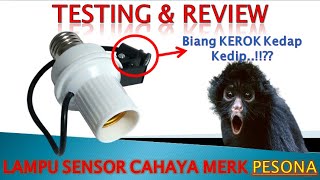 Lampu otomatis sensor cahaya siang mati malam nyala