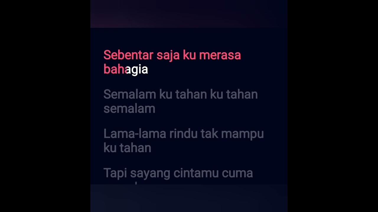Titi Kamal - Rindu Semalam (karaoke) Titi Kamal - Rindu Semalam (karaoke)