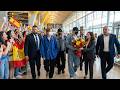JIN and BTS Arrive in Madrid! An Extraordinary Welcome from the Government and Thousands of ARMY