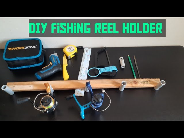 How to make DIY Fishing reels holder at home 