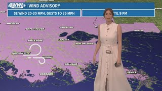 New Orleans Weather: Windy weekend, storms return Monday