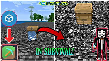 How To Break Bedrock In Survival Minecraft Using NBT | Break Bedrock Using Toolbox NBT
