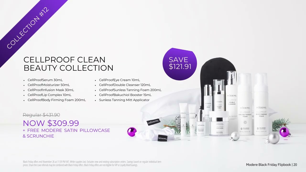 2022 Modere BLACK FRIDAY FLIP BOOK