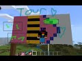 Showing A Tour Of My Minecraft City (Made With Mushroom Head)