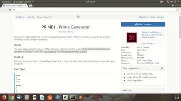 PRIME1 - Prime Generator | SPOJ