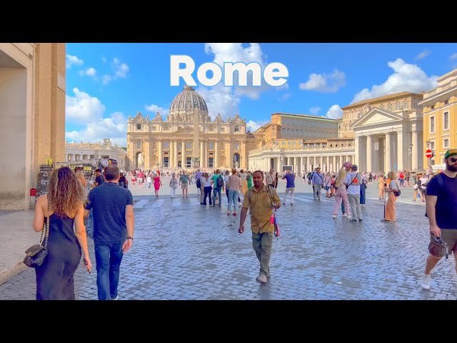 Rome, Italien | Stadstur till Fots 4K | 20 mars 2025