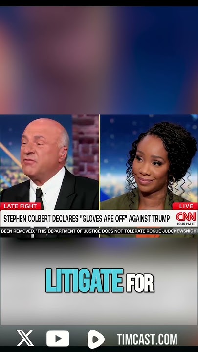 Steven Colbert Gets TORCHED By Kevin O'Leary On CNN - YouTube