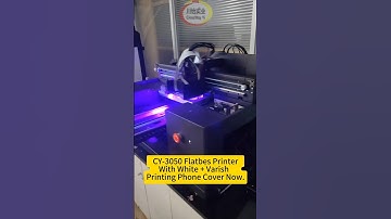 A3 Plus 3050 Flatbed UV Printer Printing Varnish