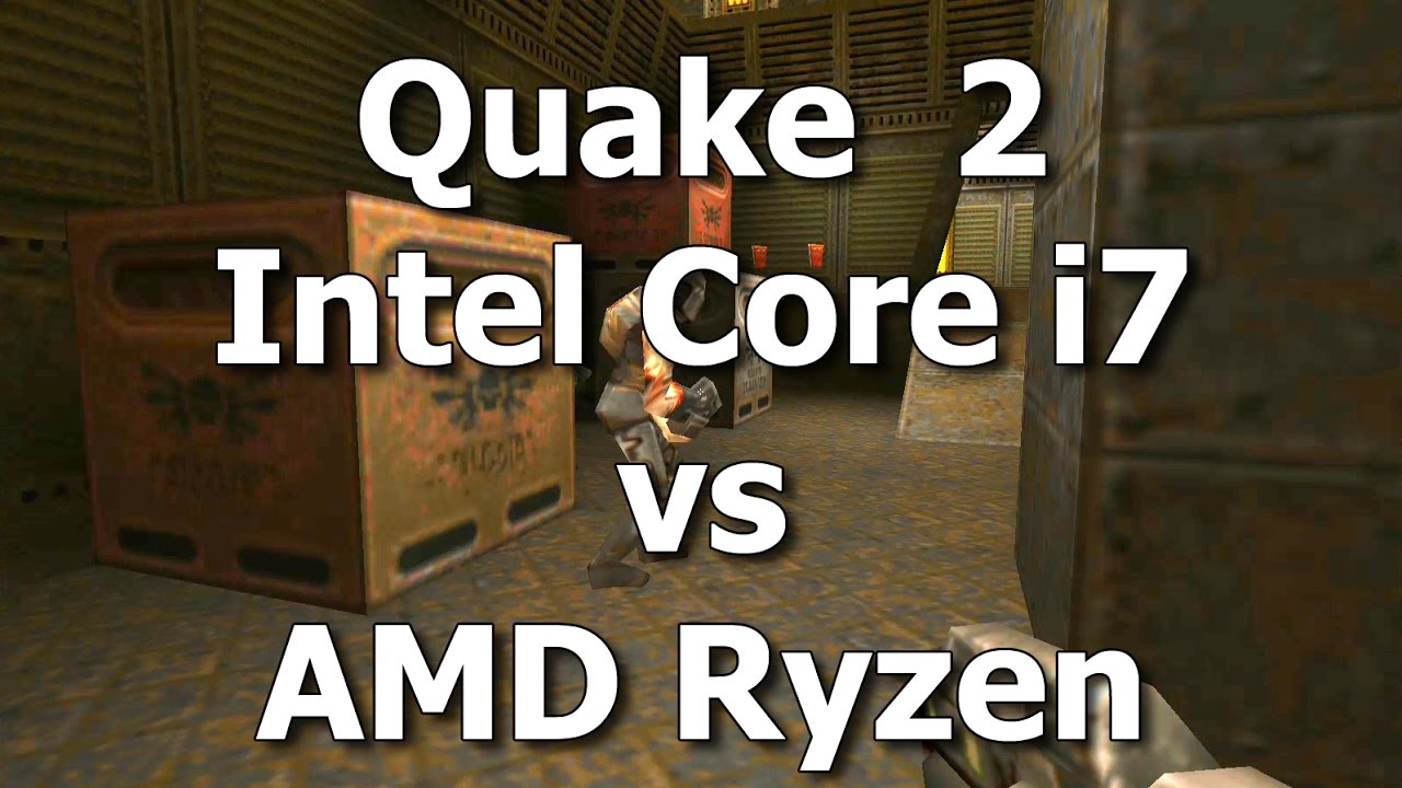 Quake Software Renderer Quake 2 - Ryzen vs. Core i7 - Software Rendering Mode - YouTube