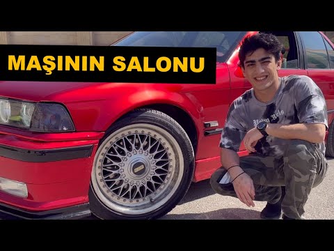 MAŞINIMIN YENİ SALONU - BMW E36 CANDY RED!