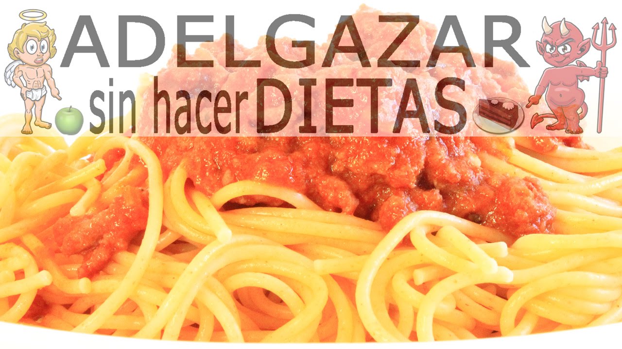 ESPAGUETIS A LA BOLOÑESA # ADELGAZAR SIN HACER DIETAS