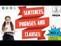 Sentence phrases and clauses excellent way of learning sentences phrases and clauses