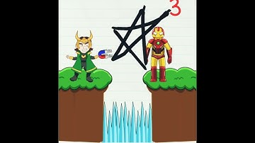 draw 2 save : save the man  ||  draw one part -  (d.o.p) - save  #ironman  #shorts #dop