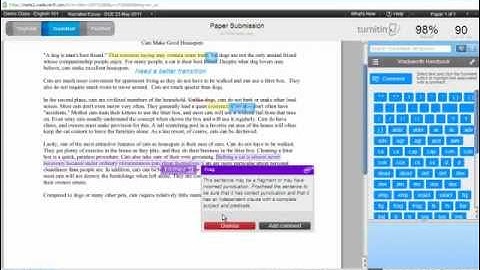 Using GradeMark in Enhanced InSite for Instructors