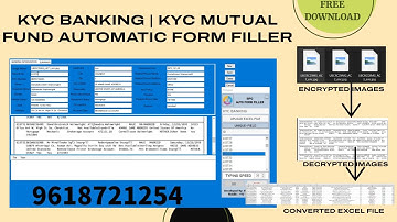 KYC Banking Form Filling Auto Typer Software  | 100% Accurate KYC Data Entry Automation FreeDownload