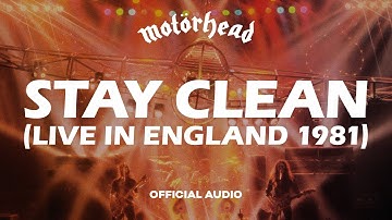 Motörhead - Stay Clean Live In England 1981 (Official Audio)