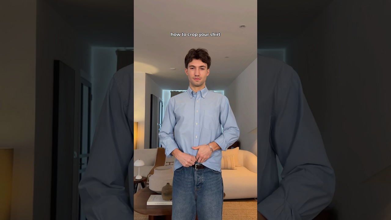 How to crop your shirt perfectly as a Men 😮‍💨 | YES or NO?