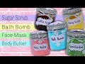 DIY Spa Bath & Body Gift Set | Sugar Scrubs, Body Butter, Bath Mix & More!