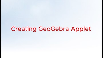 GeoGebra Interactive Applet