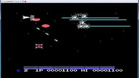 Nemesis 1 MSX part 1 with RuMSX on pc