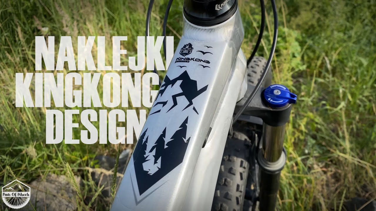 OKLEJANIE ROWERU NAKLEJKI NA ROWER OD KINGKONG DESIGN YouTube