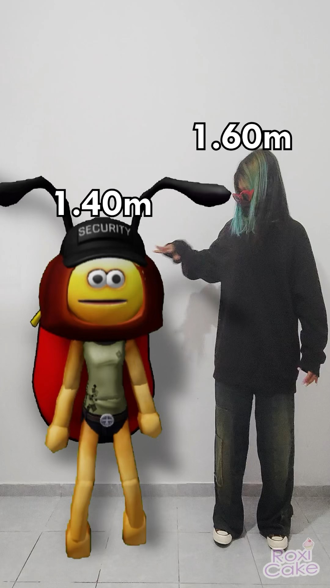 ESTATURA DE MIS PERSONAJES DE ROBLOX :D #SHORTS #ROBLOX