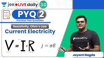 JEE: Current Electricity PYQs - 1 | Unacademy JEE | IIT JEE Physics | Jayant Nagda