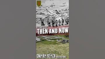 Omaha Beach Then and Now #Military #utahbeach #omahabeach #swordbeach  #overlord  #history #normandy