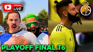 Toca sufrir💪🏼| PLAYOFF FINAL de Temporada 6😌 - Clubes FC 24 | Escuadrón Alcohólico🟢