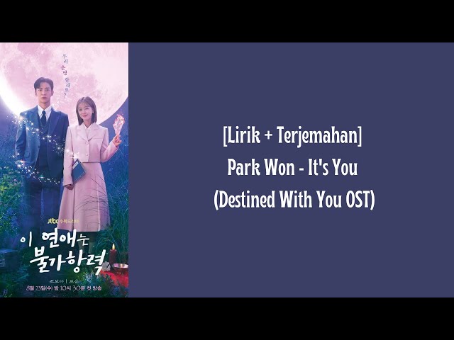 [Lirik + Terjemahan] Park Won - It's You (Destined With You OST) class=