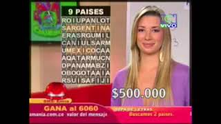 Marion Zapata presentando GanaManía agosto 2009