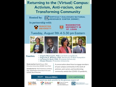 Returning to the (Virtual) Campus: Activism, Anti-racism, and Transforming Community