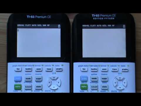 Entrée en mode examen sur la TI-82 Advanced Edition Python et la TI-83  Premium CE Edition Python 