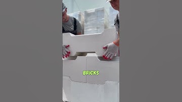 These Bricks Let You Build a House Like Lego! #innovation #building #diy